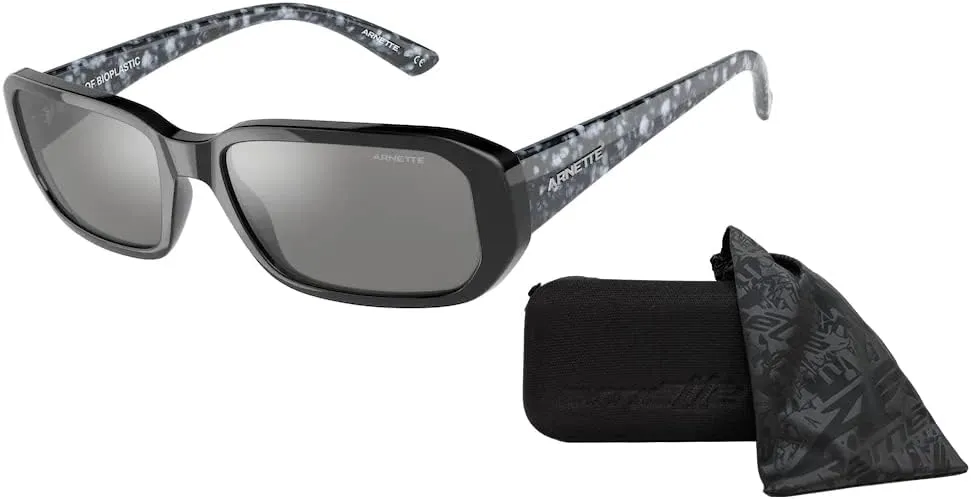ARNETTE Gringo AN4265 Rectangle Sunglasses for Men   BUNDLE with Designer iWear Eyewear Kit