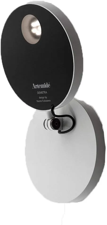 Artemide Demetra LED 9.2W 30K White Wall Spot Light with Switch