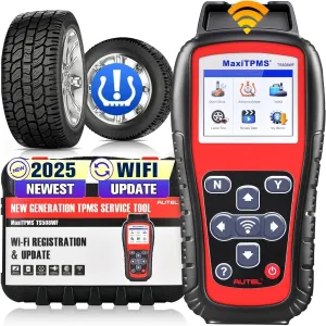 Autel MaxiTPMS TS508WF TPMS Relearn Tool, 2025 WiFi Ver. of TS508 TS501 TS408S TS601, Activate/Relearn/Diagnosis All Sensors, Program Autel MX-Sensor 315/433MHz, Read/Clear DTCs Quick & Advance Mode