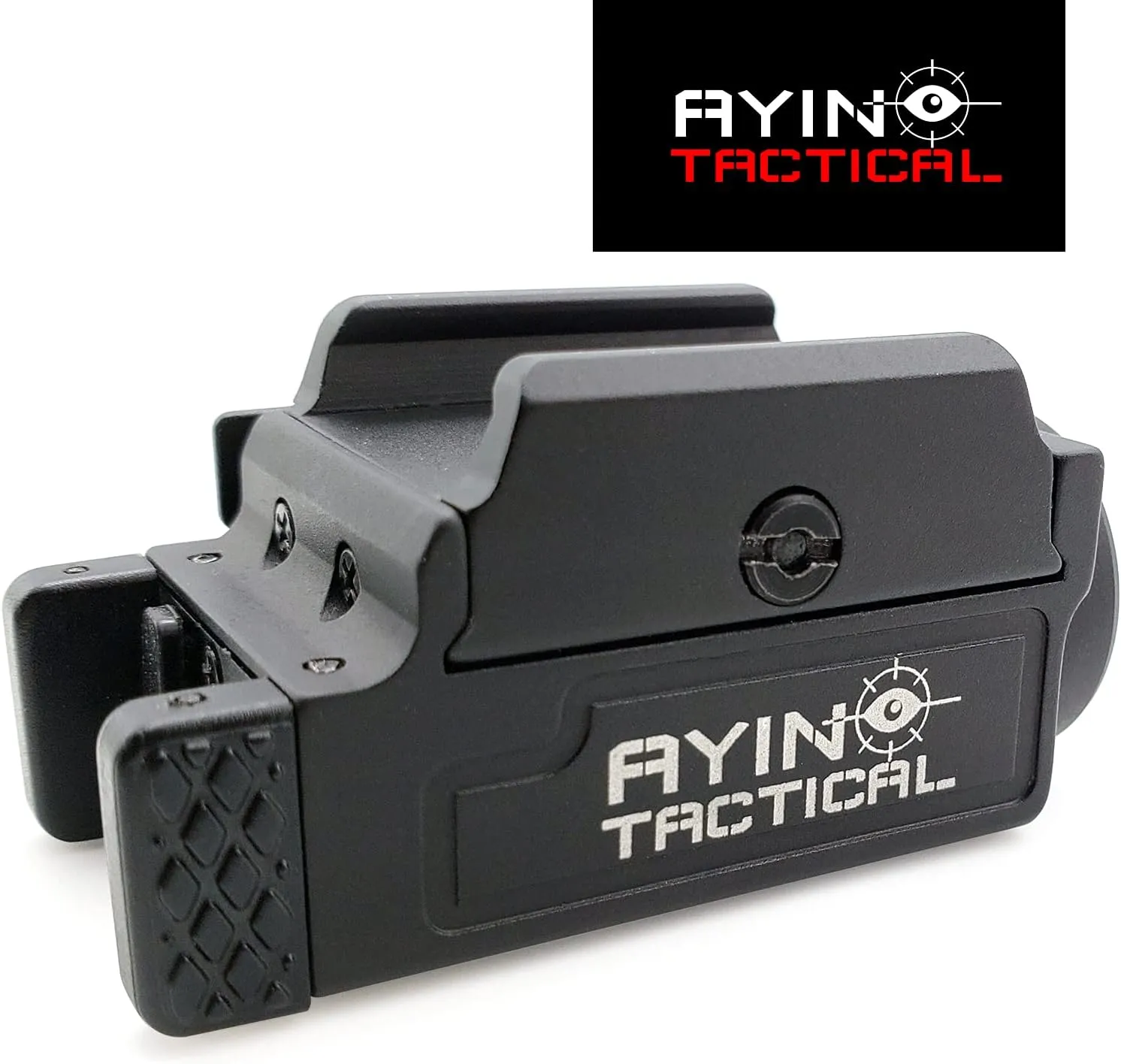 AYIN Tactical Pistol Light 800 Lumen, Quick Disconnect, USB Rechargeable Tactical Rail Mounted Flashlight, Mounting Hardware, Battery and Charger Included
