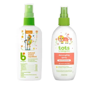 🍼🌱Babyganics: Insect Repellent & Detangler - Baby Essentials Lot #4859 - (64 units)