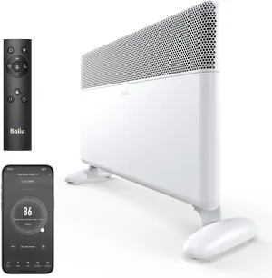 Ballu Convection Panel Space Heater,1500W Whole Room Heater for Indoor Use Large Room with Program Thermostat,Wifi App,Remote,Portable Standing Wall Mount Electric Space Heater Indoor,Work with Alexa