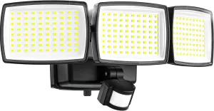 Battery Powered Motion Sensor Outdoor Lights, 1500LM Flood Lights IP65 Waterproof Security Light Motion Detector Lights Wireless for Outside Yard 1Pack