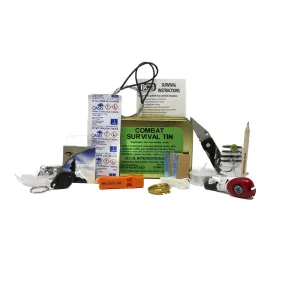 BCB Combat Survival Tin first aid set outdoor camping survival kit non-hazardous