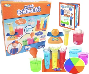 Be Amazing! Toys Blippi My First Science Kit: Color Experiments   Sink or Float - Super Set of 2 Kits in 1!