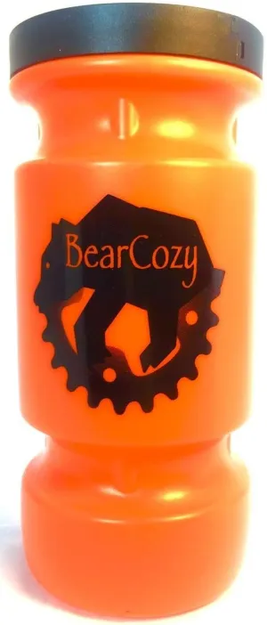 Bear Cozy - Bear Spray Water Bottle Mount for Bikes Fits 225g 7.9oz Only (Orannge)
