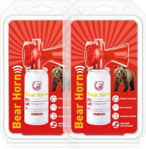 Bear Horn to Scare Bears 1.4oz, Very Loud 120dB Bear Air Horns for Safety for Hiking, Heard Up to 1/2 Mile Away, Bear Spray Self Defense, Blow Horn to Scare Wild Animals, Bear Alarm