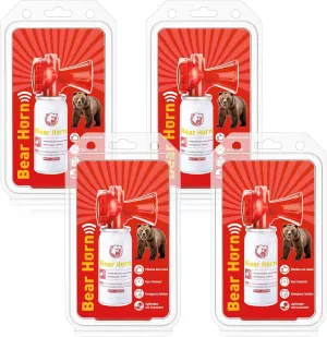 Bear Horn to Scare Bears 1.4oz, Very Loud 120dB Bear Air Horns for Safety for Hiking, Heard Up to 1/2 Mile Away, Bear Spray Self Defense, Blow Horn to Scare Wild Animals, Bear Alarm
