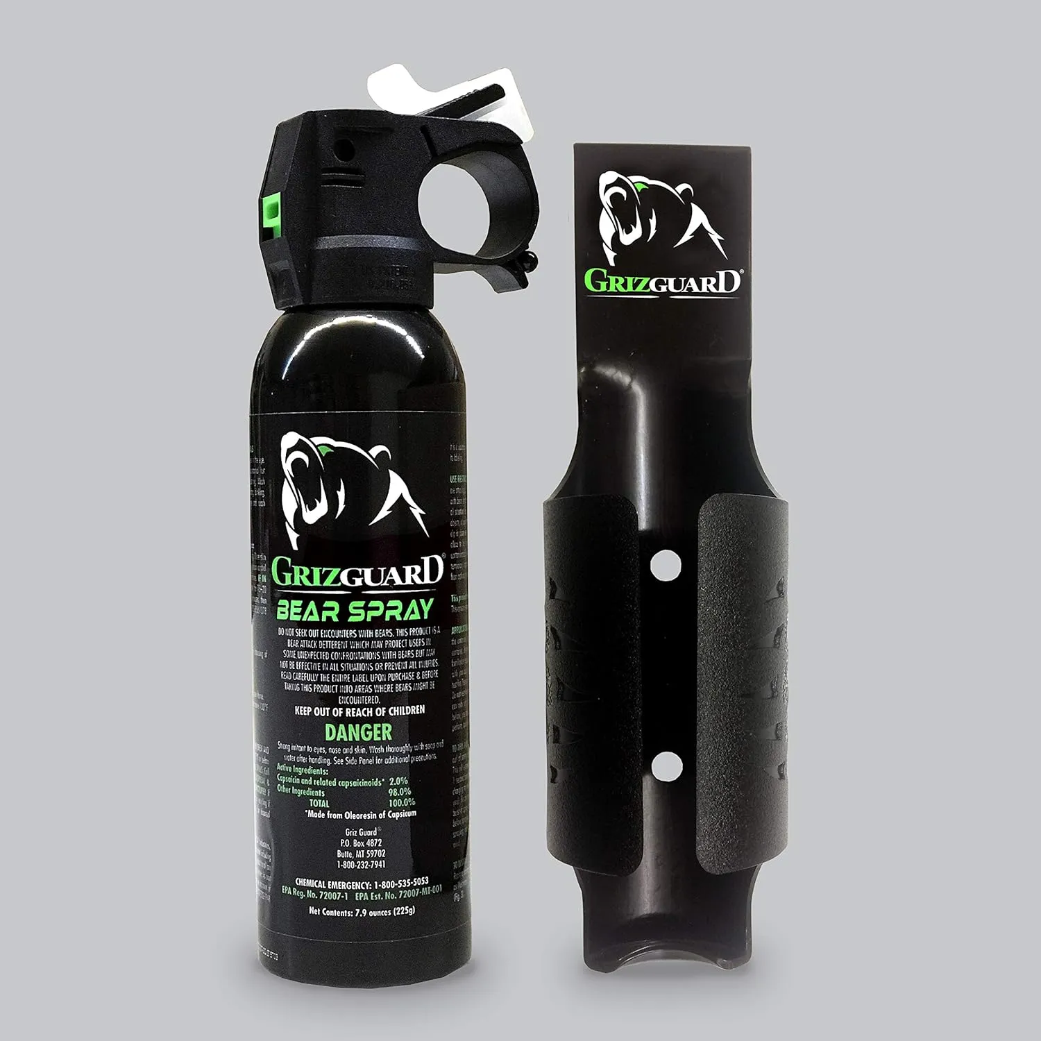 bear spray featuring a UDAP Griz Guard hip holster