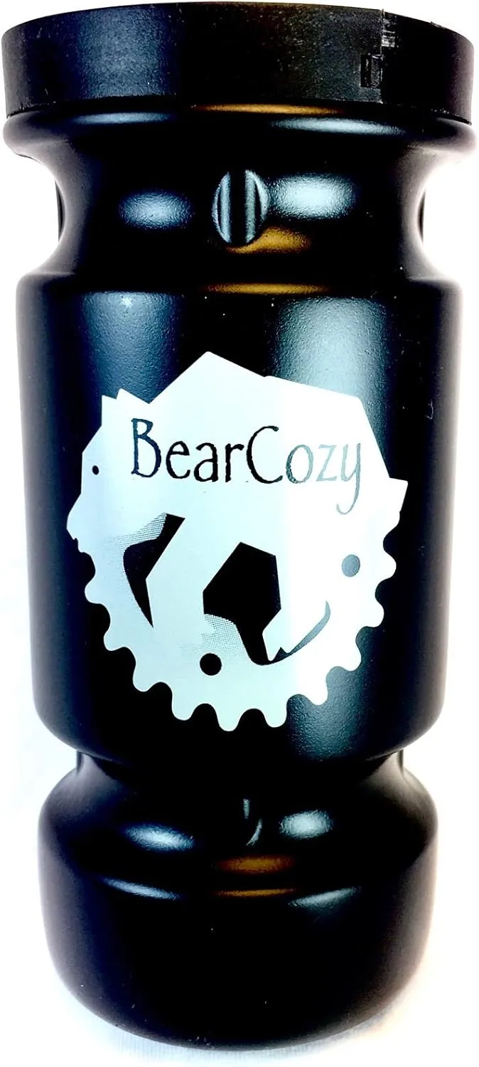 BearCozy - Black Bear Spray Water Bottle Mount for Bikes