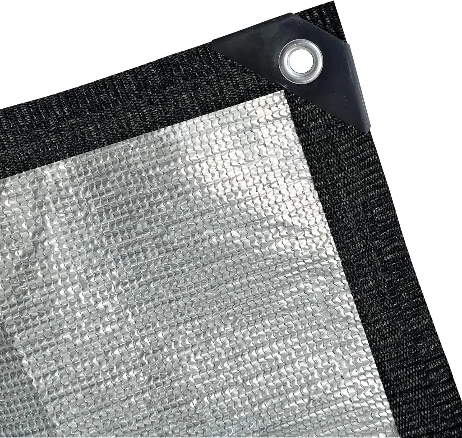 BeGrit Aluminet Shade Cloth 95%-99% Aluminum Shade Cloth Sun Reflective Tarp for Garden, Patio, Greenhouse, Pergola, Car, Kennel Shade 6.6x10ft