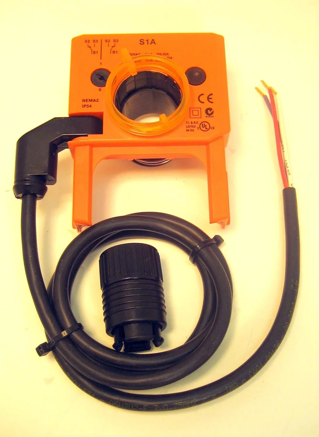 BELIMO S1A 1 M Cable Length, Auxiliary Switch ADD-ON, IP54, SPDT