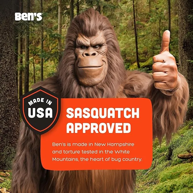 Ben's Adventure Formula - Tick & Mosquito Repellent for Up to 12 Hours of Protection - 20% Picaridin Bug Spray with EcoSpray Fine Mist Sprayer - Sweat-Resistant - 6 oz (3 Pack)