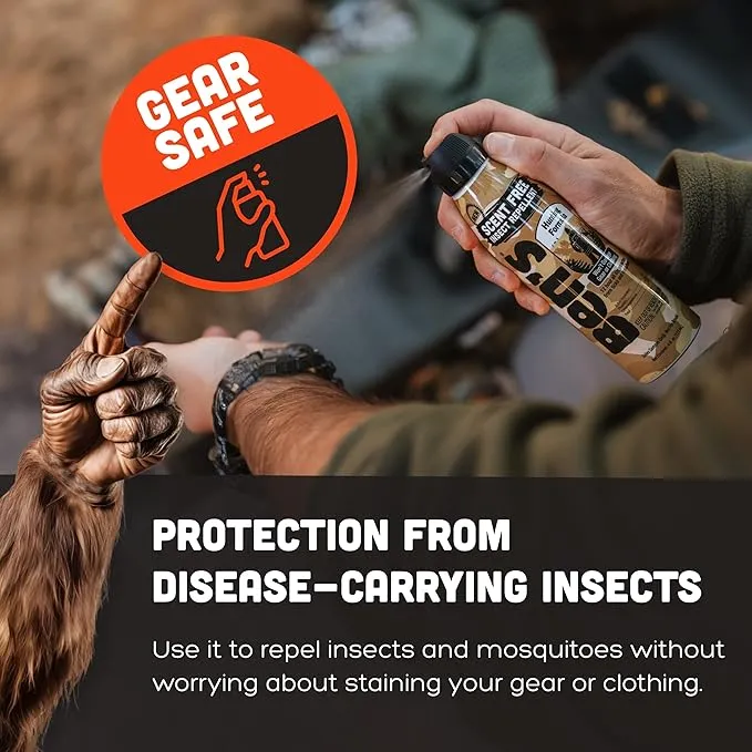 Ben's Hunting Formula - Tick & Mosquito Repellent for Up to 12 Hours of Protection - 20% Picaridin Bug Spray with EcoSpray Fine Mist Sprayer - Sweat-Resistant - 6 oz (3 Pack)