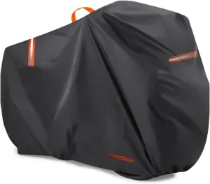 Bike Cover for Specialized Amira Expert, 420D Bike Outdoor Storage Cover Windproof Bicycle Covers with Lock Holes Bikes Tarp All Weather Durable Bicycle Cover