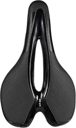 Bike Saddle, Comfort & Shock-Absorbing Bike Seat Cushion with Rechargeable Taillight, Non-Slip & Waterproof for Men, Women