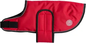 Blanket Jacket Dog Coat – Soft & Cozy Dog Jacket for Dogs | Warm Sherpa Lining | Stylish Winter Coat | for Breeds Small, Medium, or Large – Red - 2XL