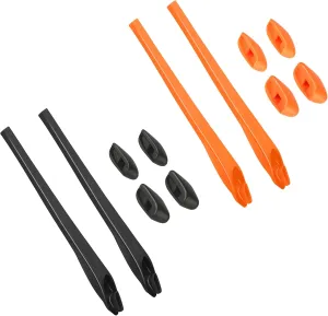 BLAZERBUCK Sock Kits Earsocks & Nosepieces for Oakley Flak 2.0 OO9295/Flak 2.0 XL OO9188/Flak 2.0 Asian Fit OO9271 Sunglasses - Black   Orange