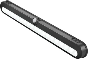 BLS T01LB LED Closet Light Super Bright 20 LED Under Cabinet Lighting Battery Powered / DC Input Wireless Motion Sensing Light, Auto On Off Switch, Motion & Light Sensor, Light Beam Adjustable