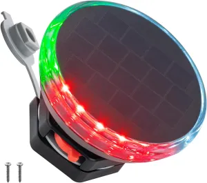 Boat Navigation Lights Battery Powered With USB C or Solar Charging (Tri color Lights)