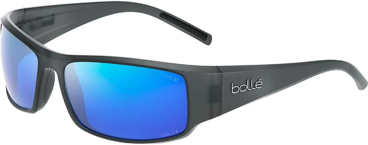 bollé King 63MM Wrap Around Sunglasses for Men for Women   BUNDLE With Designer iWear Complimentary Eyewear Kit