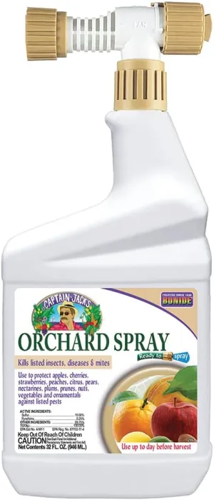 Bonide Captain Jack's Citrus, Fruit & Nut Orchard Spray, 32 oz Ready-to-Spray Multi-Purpose Fungicide, Insecticide and Miticide