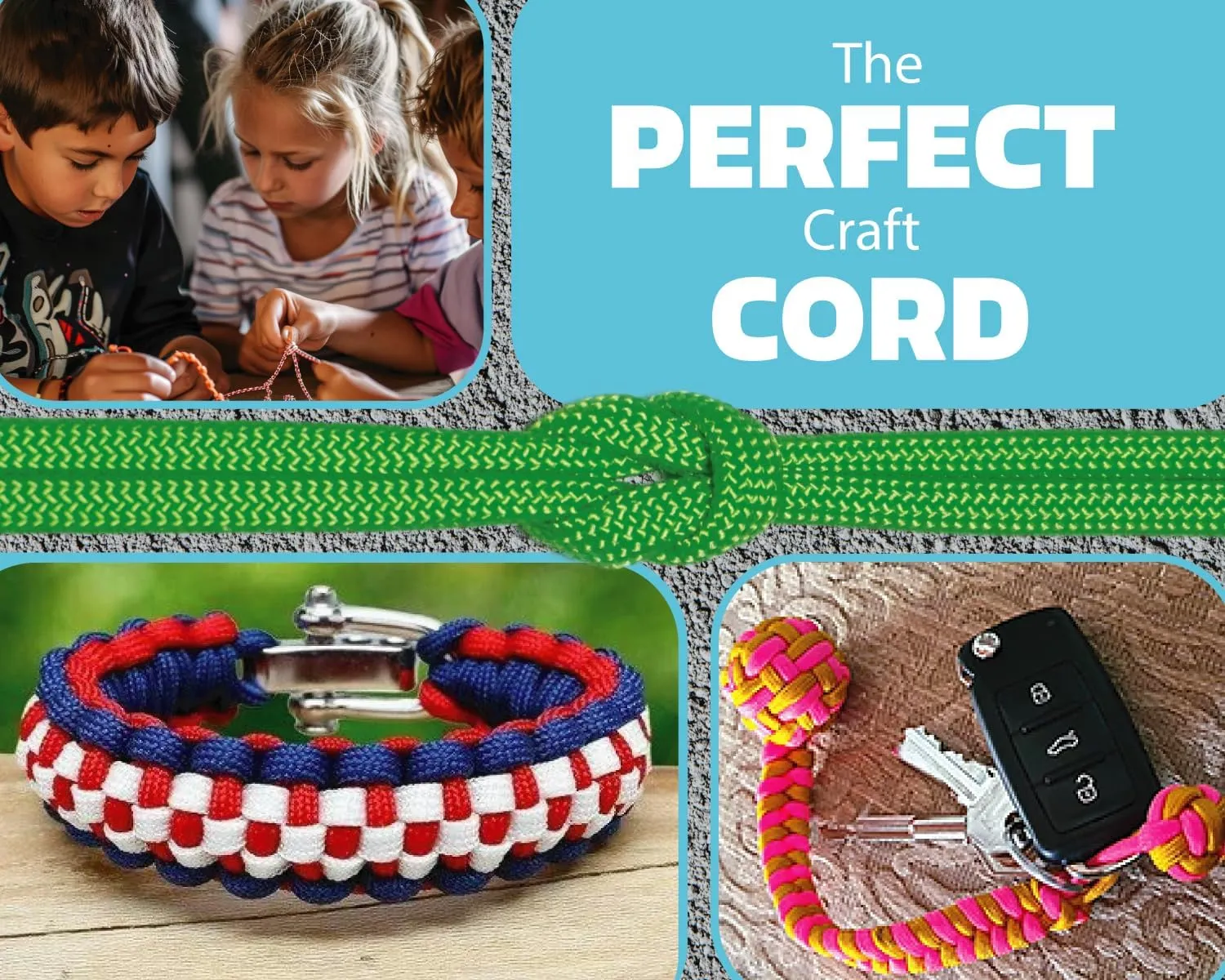 Bored Paracord Brand Paracord Starter Kit - Survival Combo Kit