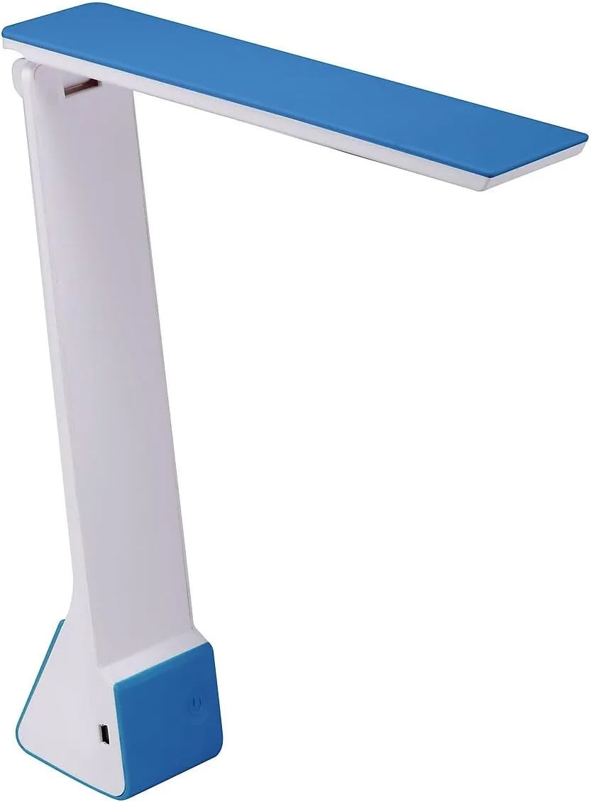 Bostitch KT-VLED1810-BLUE Battery Powered LED Desk Lamp, Blue