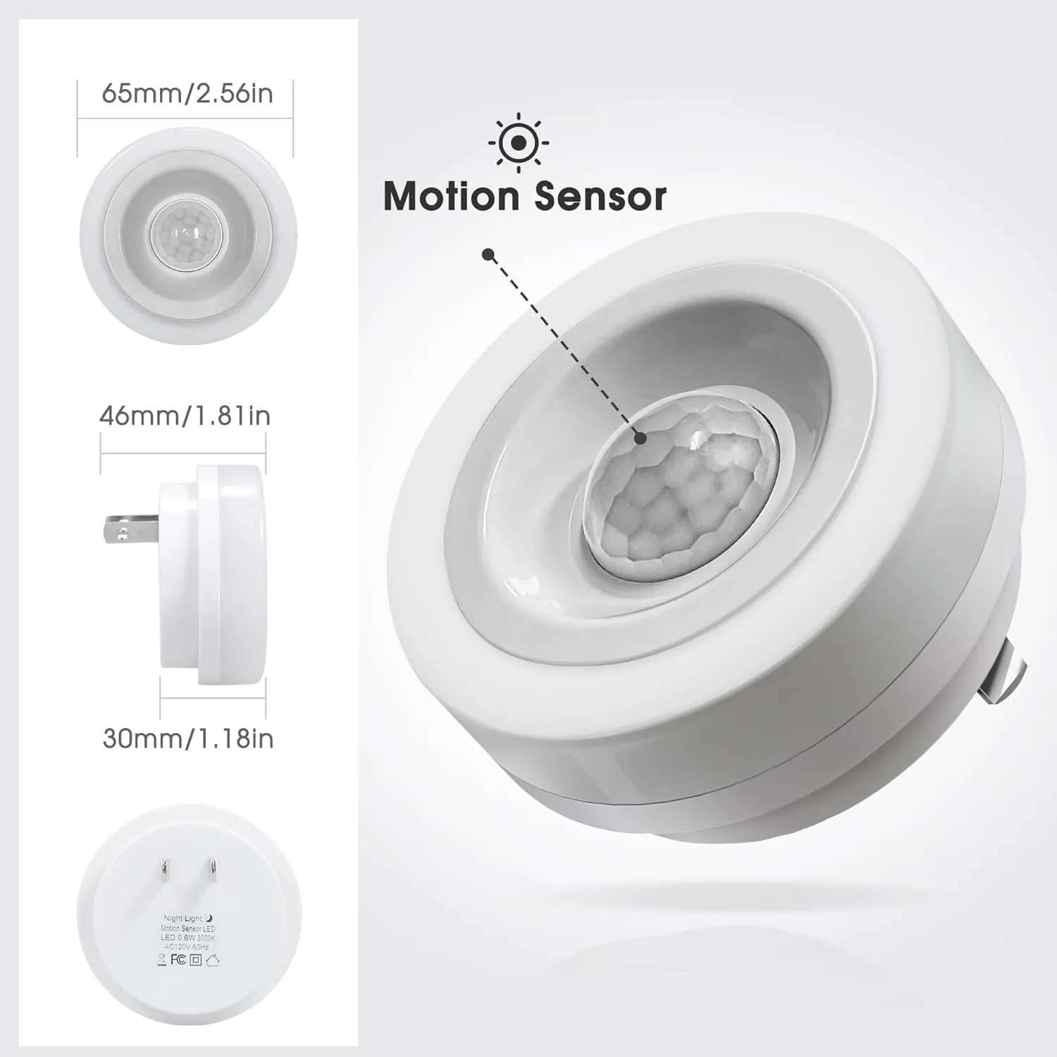 Briignite Motion Sensor Night Light Red, [2 Pack] Night Lights Plug into Wall, Auto On/Off Motion Activation Nightlight, Energy-Saving 0.6W LED Red Light Night Light, Ideal for Kids, Bedroom, Bathroom