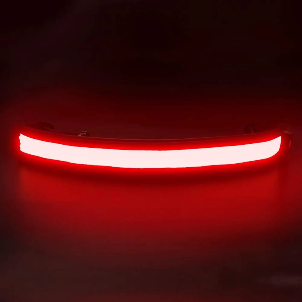 BSEEN LED Running Waist Belt - USB Rechargeable Reflective Glowing LED Waistband, Flashing Safety Light Belt for Runners, Joggers, Walkers, Pet Owners, Cyclists