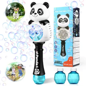 Bubble Machine for Kids Ages 4-8 Years Old: Light Up Bubble Wand for Parties Outside Toys for Toddlers 3-5 Automatic Bubble Machine Rechargeable Gifts for 3   Year Old Girl Boy