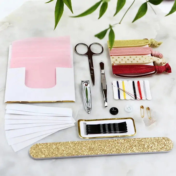 Burgandy & Blush Floral Wedding Survival Kit