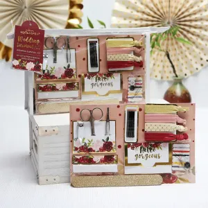 Burgandy & Blush Floral Wedding Survival Kit