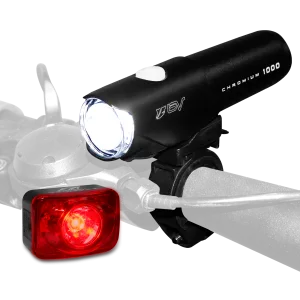 BV Rechargeable Headlight and Taillight | BV-L-CHROMIUM1000