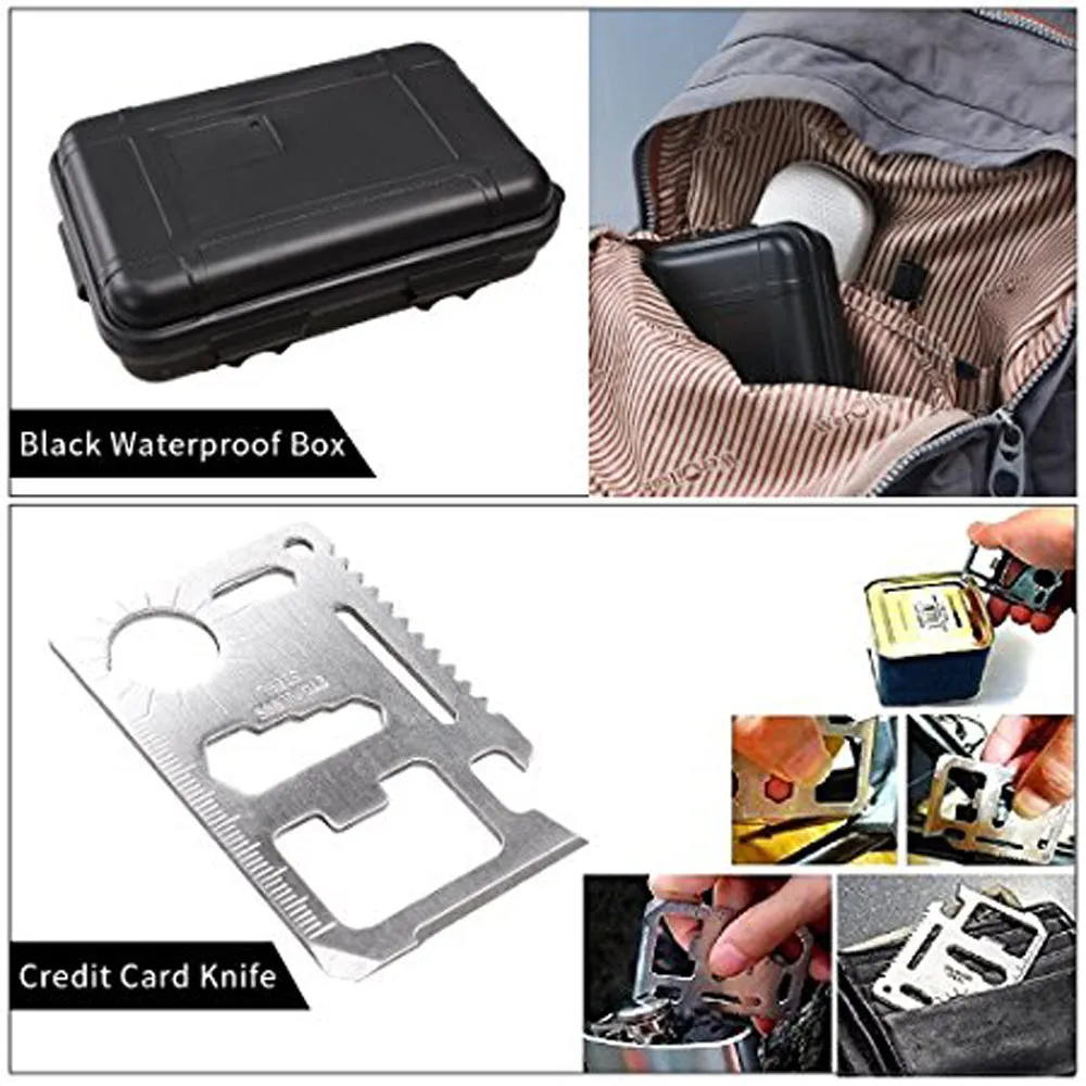 Camping 10 in 1 survival kit Set