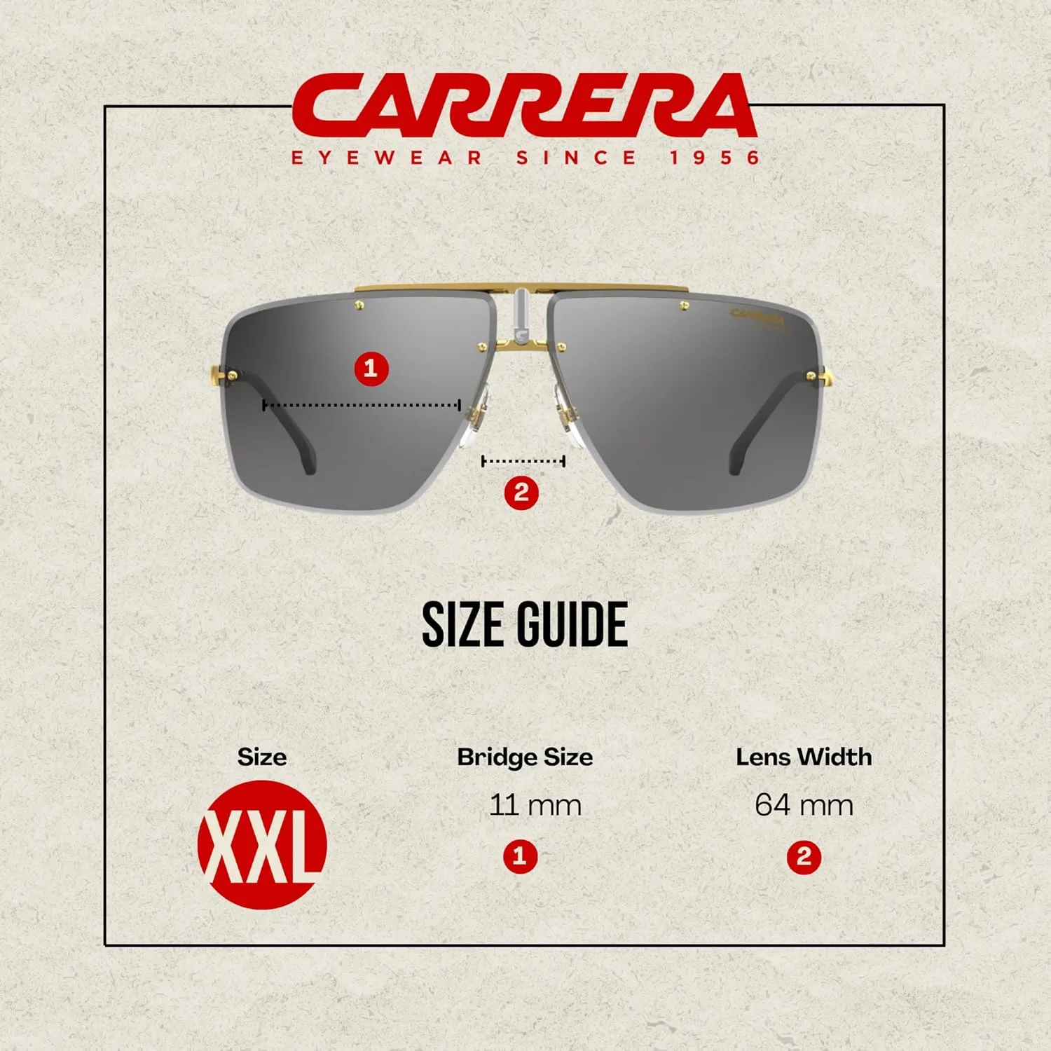 Carrera CA1016/S Square Sunglasses for Men for Women   BUNDLE with Designer iWear Care Kit