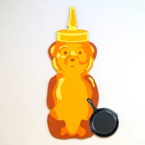 Cast Iron Pan Bear
