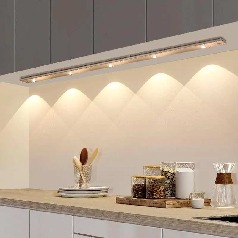 Cat Eyes Motion Sensor Light Led Induction Cabinet Light Home Decord Light Ultria Thin LED Hallway Wireless Induction Lamp