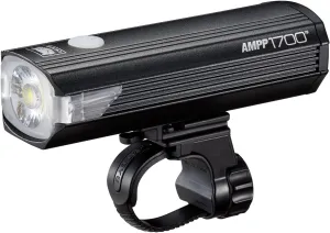 CATEYE AMPP USB Rechargeable Bike Light – High Visibility Super Bright OptiCube™ Headlight for Commuters, Road Cyclists & Mountain Bikers, Day & Night Riding Modes, IPX4 Waterproof, Tough & Durable