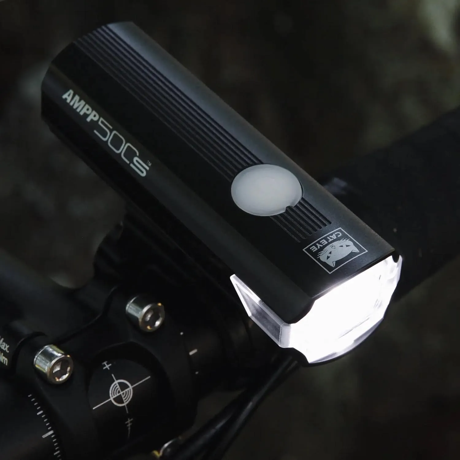 CATEYE AMPP USB Rechargeable Bike Light – High Visibility Super Bright OptiCube™ Headlight for Commuters, Road Cyclists & Mountain Bikers, Day & Night Riding Modes, IPX4 Waterproof, Tough & Durable