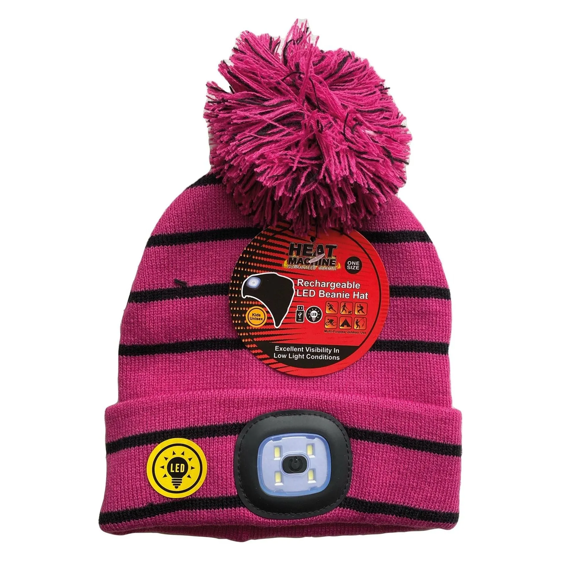 Childrens LED light Hat (assorted colours) 3369