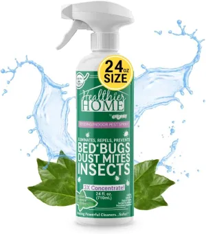 CHOMP! Insect and Pest Control Spray, 24 Ounces, Indoor and Outdoor Use, Plant-Based Formula Ants, Bed Bugs, Dust Mites Spiders, Made with Peppermint, Lemongrass, Geraniol