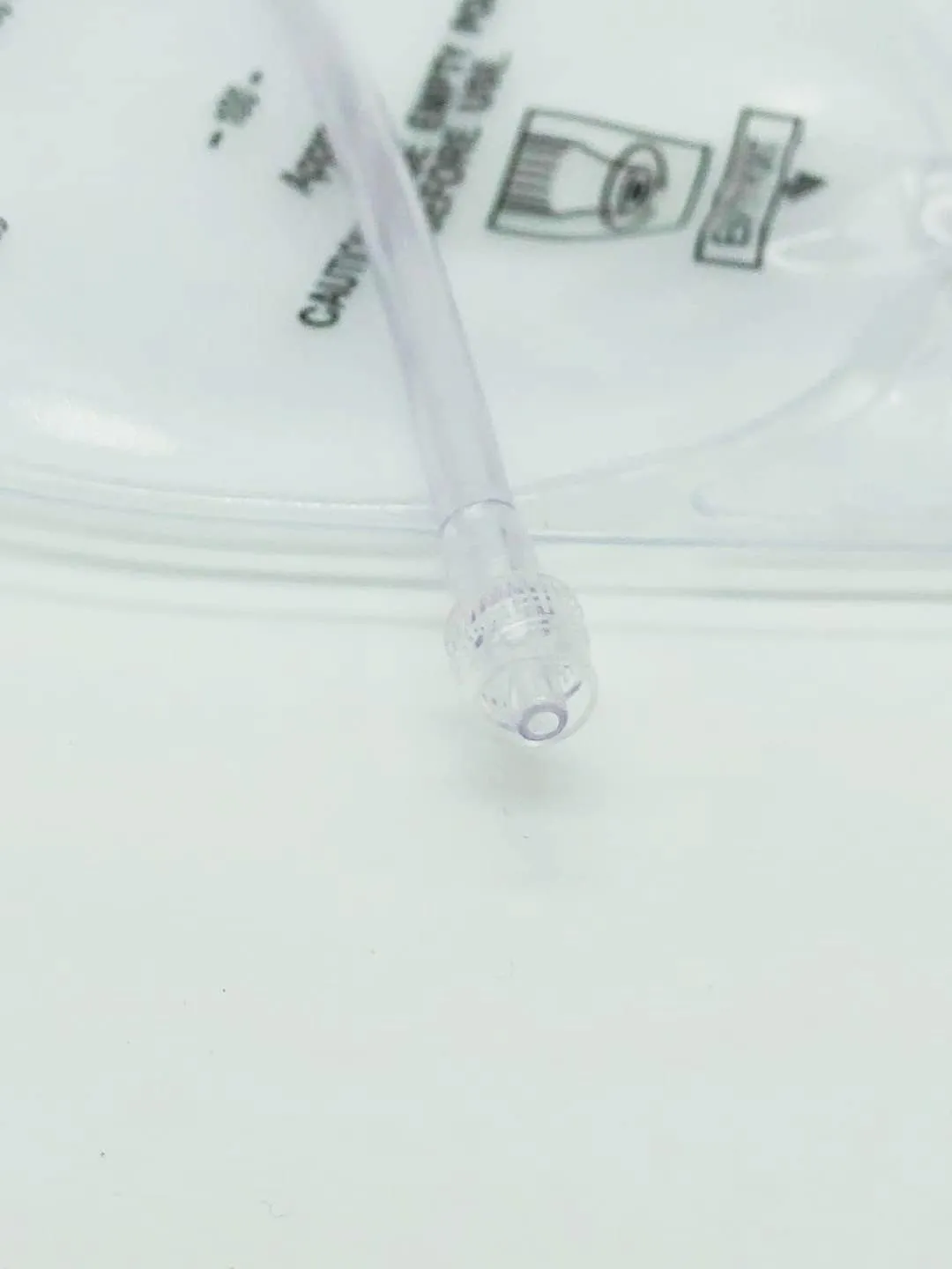 Clear 600mL Urine Drainage Bag with 20" Silicone Tube,Twist Drain Valve,nephrostomy Bag(1)