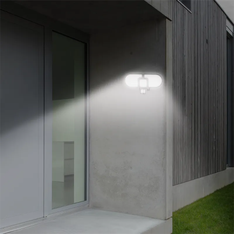 Click Titan Solar LED Security Light/Triple Light Head