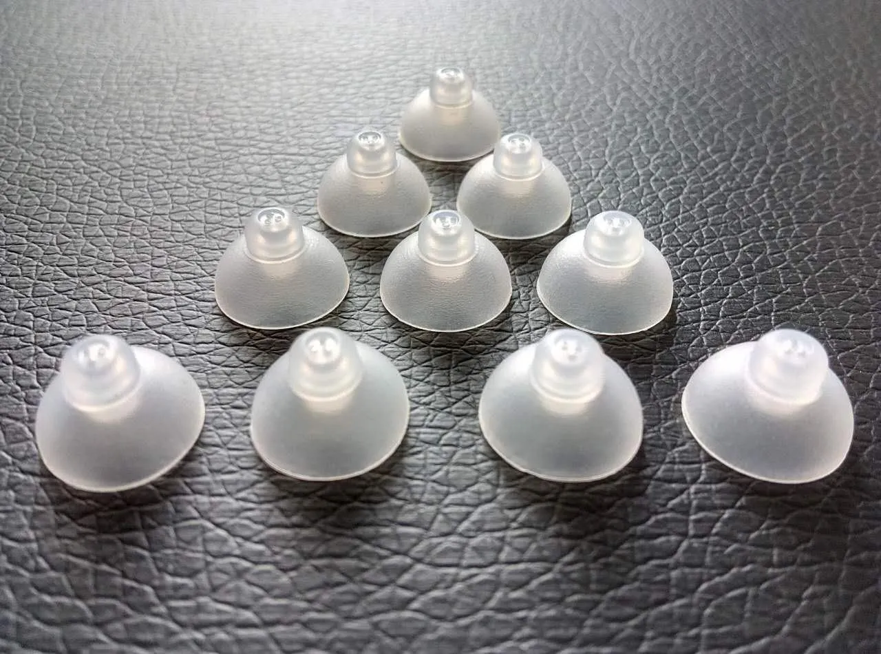 Closed Dome 12mm 10-Pack Comfortable PSAP (Personal Sound Amplifiers Product) Kit Ear Tips Invisible, Perfect for Open Air (Open fit), Except for RIC