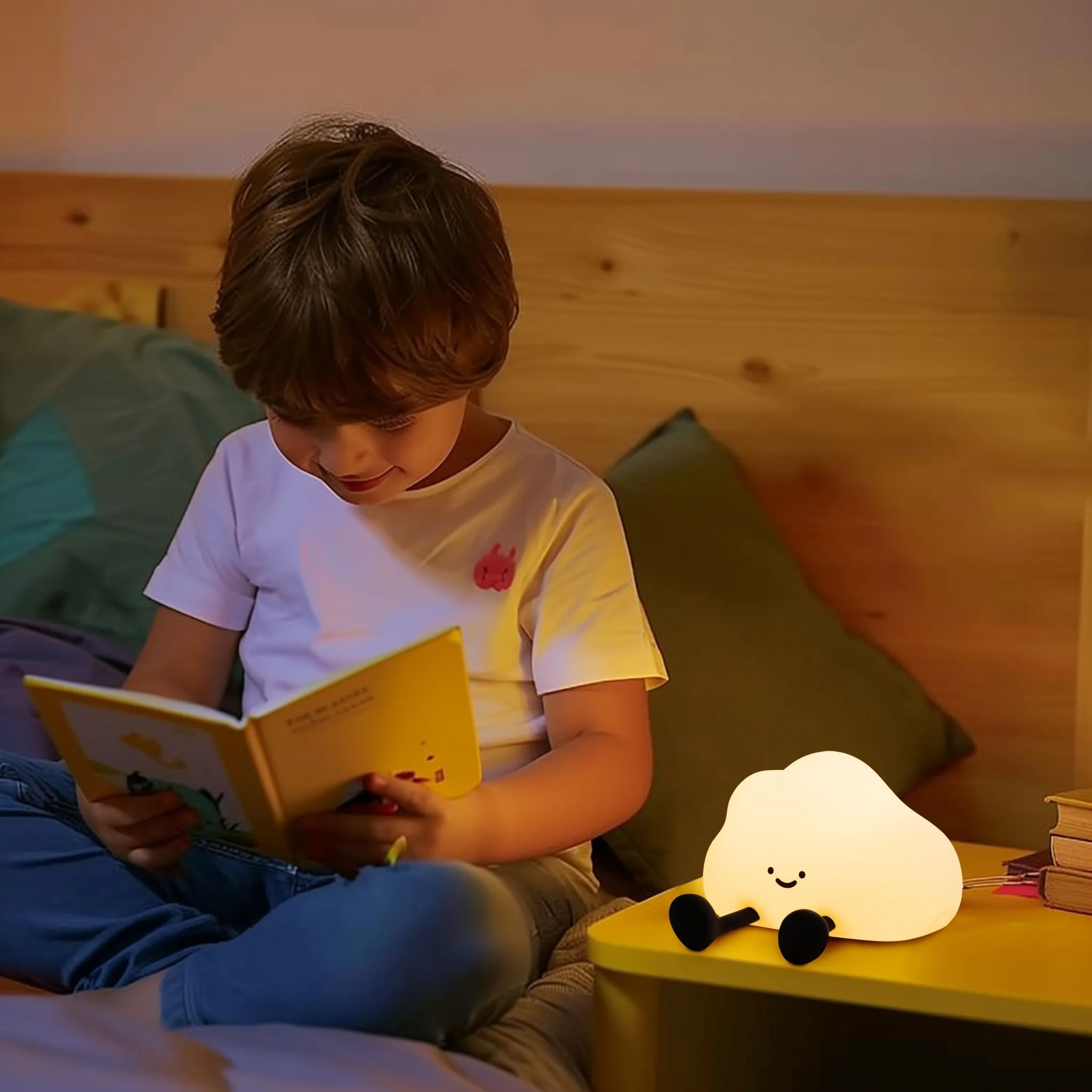 Cloud LED Night Light USB Rechargeable Animal Touch Control Lamp