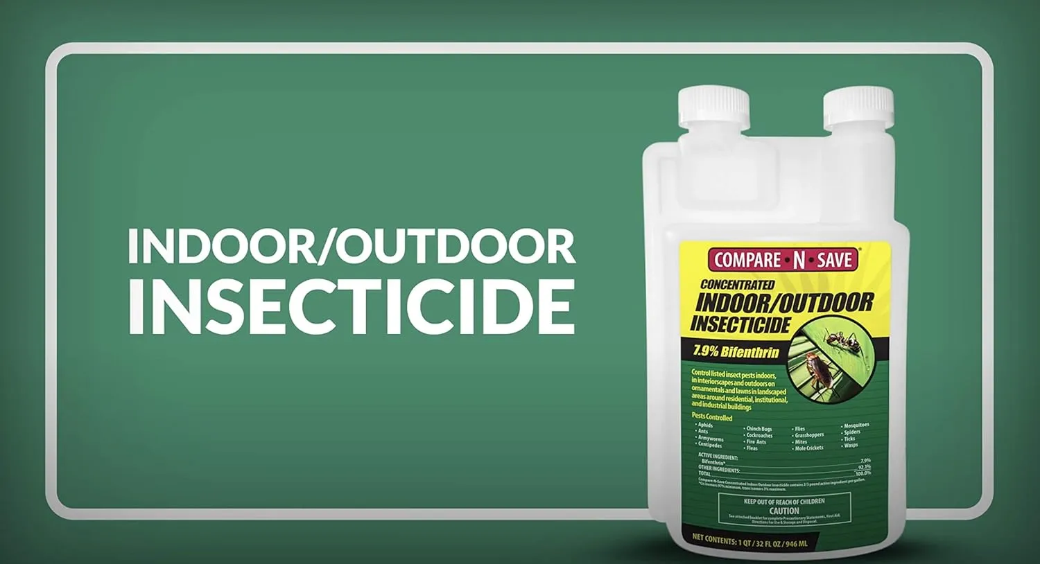 Compare-N-Save Concentrate Indoor and Outdoor Insect Control, 16-Ounce