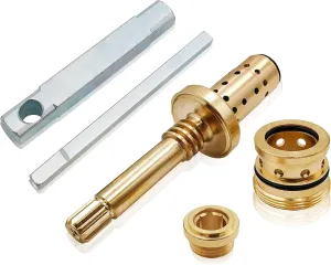 Complete Valve Rebuild kit Compatible with Symmons Temptrol Valve,Replacement for Cartridge (TA-10), Seats (TA-4) and Seat Removal Tools (T-35A/B),Adjustment and Balance of Hot and Cold Water Pressure