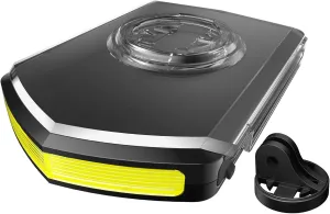 CooSpo BLC100 Bike Daytime Headlight Compatible with Garmin/CooSpo Bike Computer, Warning Light with Flashing Mode, USB C Rechargeable, Quick Release Bike Computer Mount