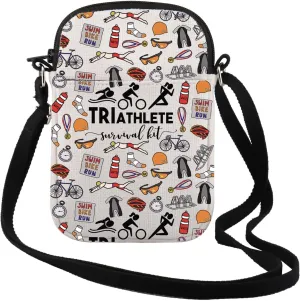 CR Triathlon Survival Kit with Themed Zipper Bag for Female and Male Triathletes